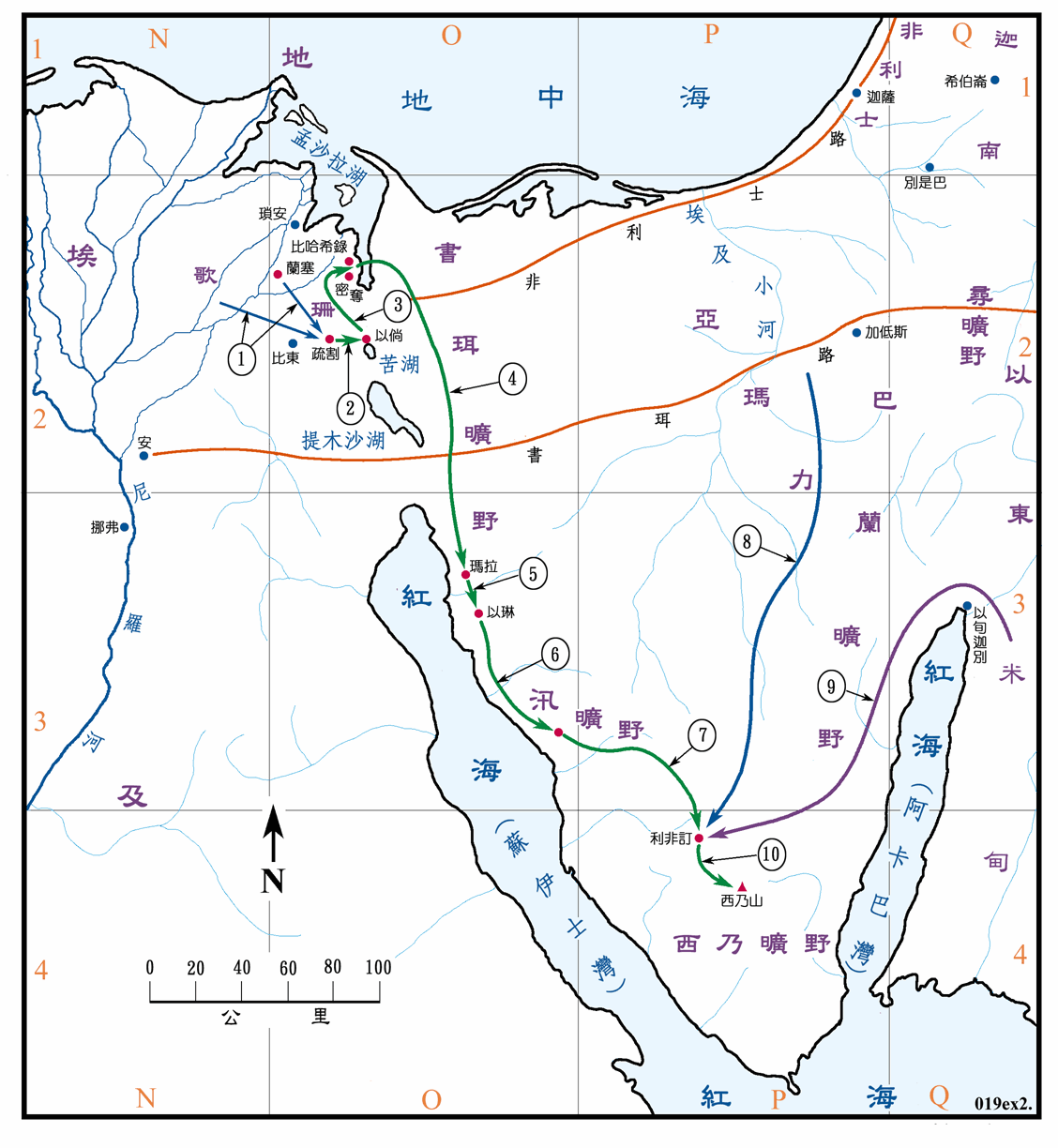 埃及地形图 - 埃及地图 - 地理教师网